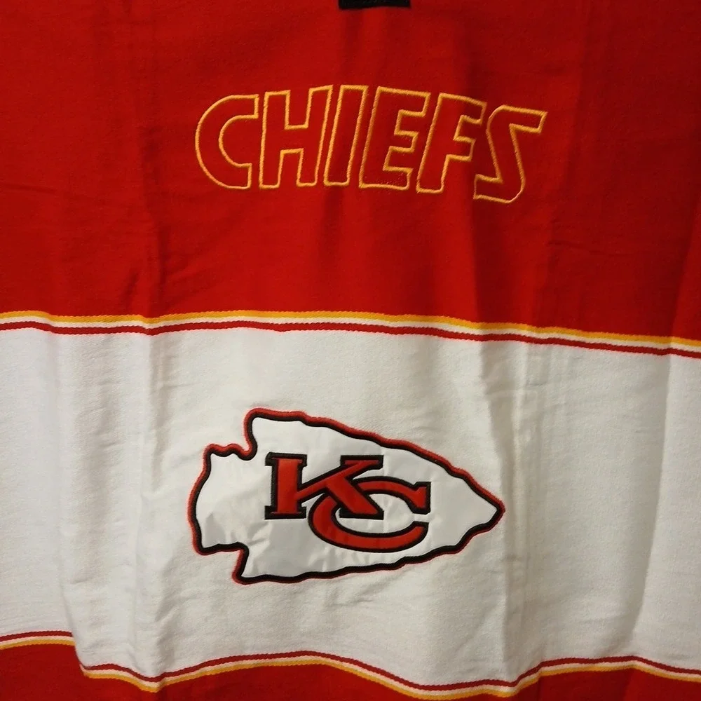 NFL Poncho‎ Kansas City Chiefs Acrylic Cotton New!